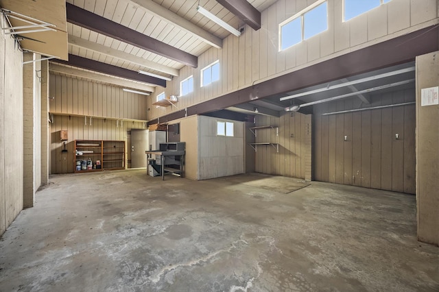 1095 W San Ramon Ave, Fresno, CA 93711 - garage featuring wood walls