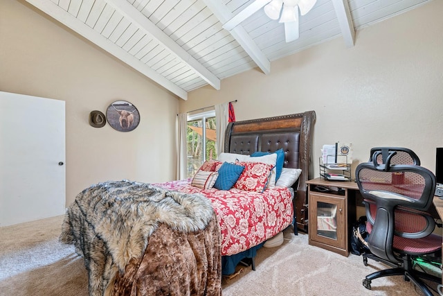 317 W Sierra Ave Unit 107, Fresno, CA 93704 - carpeted bedroom with wooden ceiling
