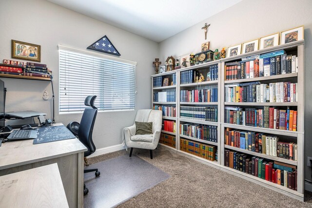 4053 Rialto Ave, Clovis, CA 93619 - carpeted home office with baseboards