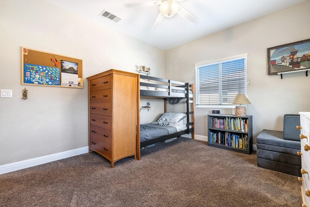 4053 Rialto Ave, Clovis, CA 93619 - bedroom with carpet and ceiling fan