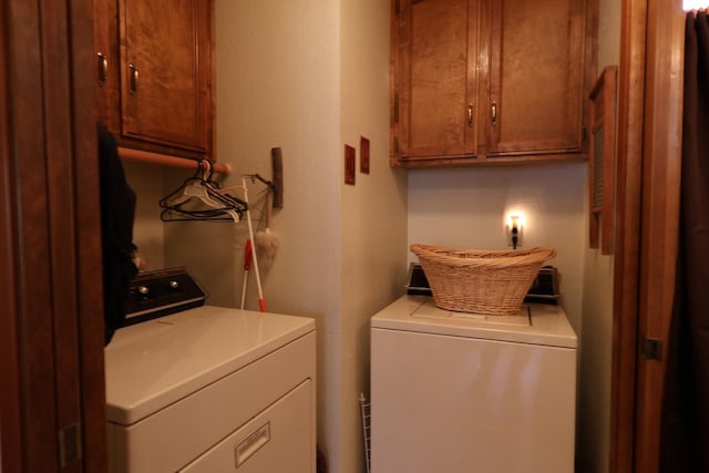 42045 Jeffrey Ln, Shaver Lake, CA 93664 - laundry room with washing machine and dryer and cabinet space