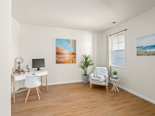 2303 S Bush Ave, Fresno, CA 93727 - office space featuring light wood-style flooring and baseboards