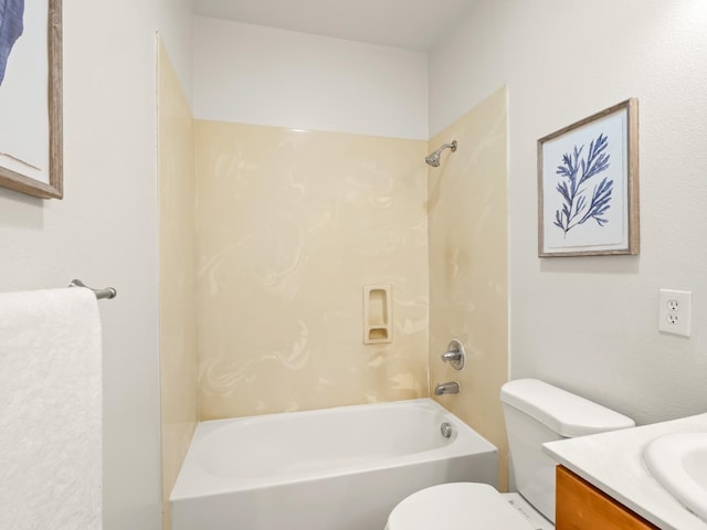 2303 S Bush Ave, Fresno, CA 93727 - full bath featuring vanity and bathtub / shower combination