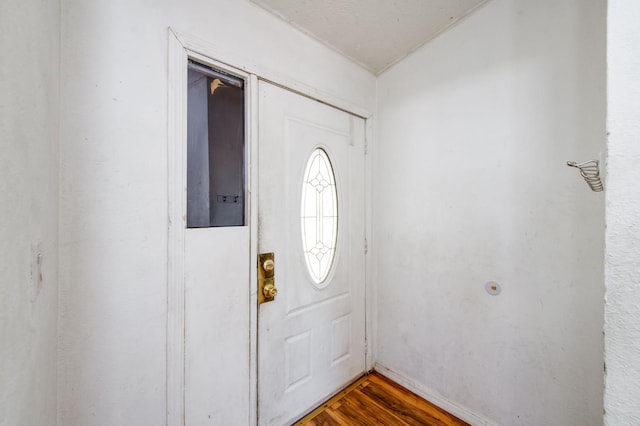 22 Beverly Dr, Clovis, CA 93612 - foyer with dark wood-type flooring and baseboards