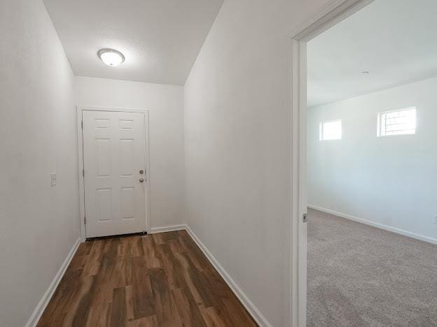 435 E San Pedro St, Merced, CA 95341 - hall with baseboards and wood finished floors
