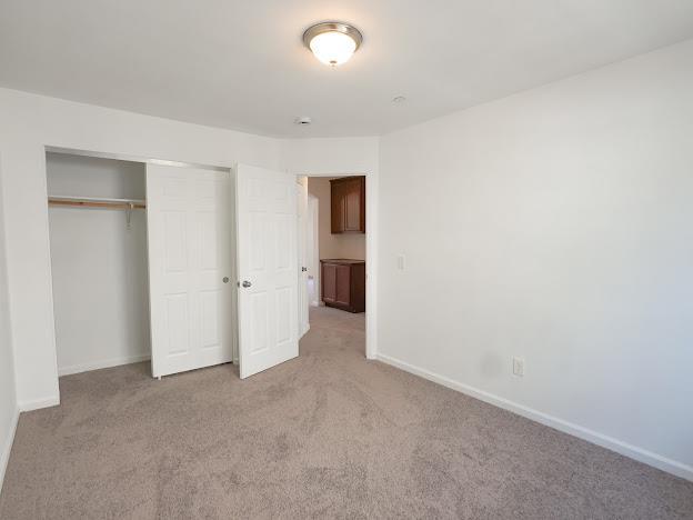 435 E San Pedro St, Merced, CA 95341 - unfurnished bedroom featuring light carpet and a closet