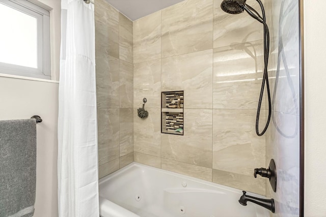 6658 N Thorne Ave, Fresno, CA 93711 - bathroom with a combined bath / shower with jetted tub