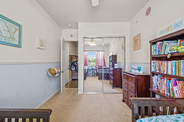 2403 W Robin Ave, Visalia, CA 93291 - bedroom with carpet floors and a closet