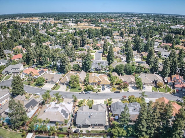 4994 W Minarets Ave, Fresno, CA 93722 - aerial overview of property's location with nearby suburban area