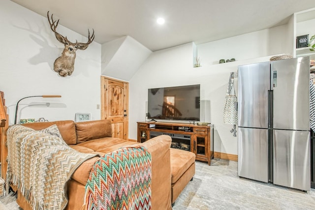 40862 Village Pass Ln, Shaver Lake, CA 93664 - living room with recessed lighting and baseboards