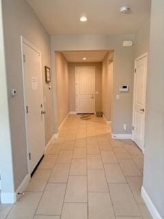 3963 Morris Ave, Clovis, CA 93619 - hall with recessed lighting and light tile patterned floors
