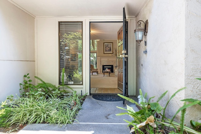 5630 N El Adobe Dr, Fresno, CA 93711 - property entrance with stucco siding