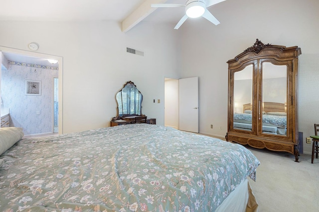 5630 N El Adobe Dr, Fresno, CA 93711 - bedroom featuring carpet floors and a ceiling fan