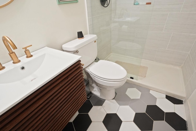 1016 N White, Hanford, CA 93230 - full bath featuring vanity and a tile shower