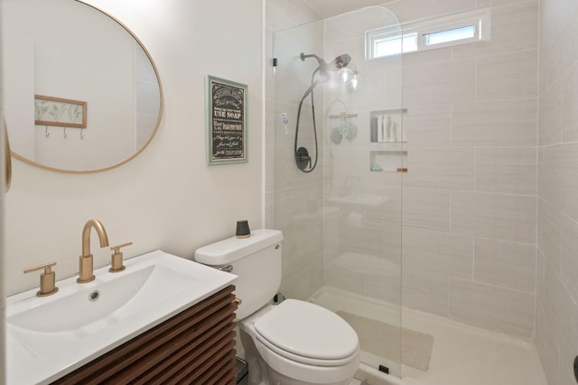 1016 N White, Hanford, CA 93230 - bathroom featuring tiled shower and vanity