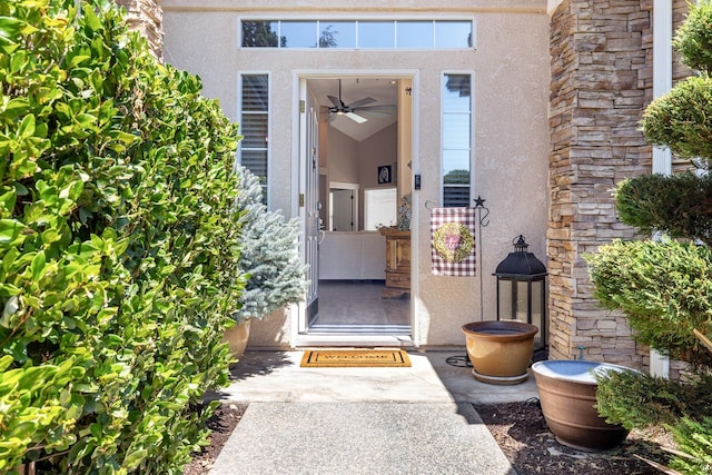 8194 N 5th St, Fresno, CA 93720 - entrance to property with stucco siding