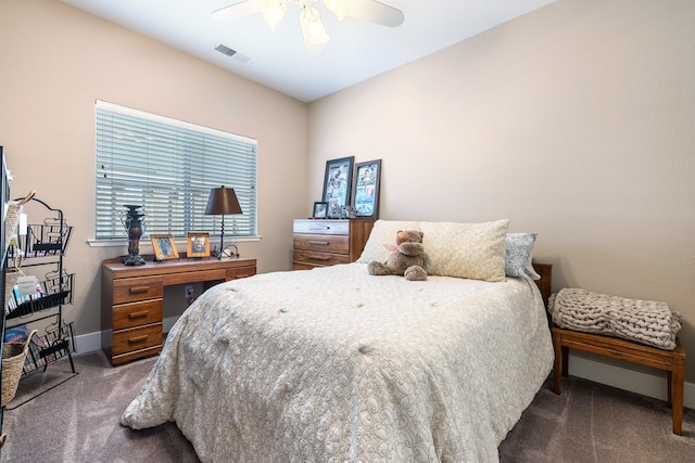 8194 N 5th St, Fresno, CA 93720 - bedroom with carpet flooring and ceiling fan