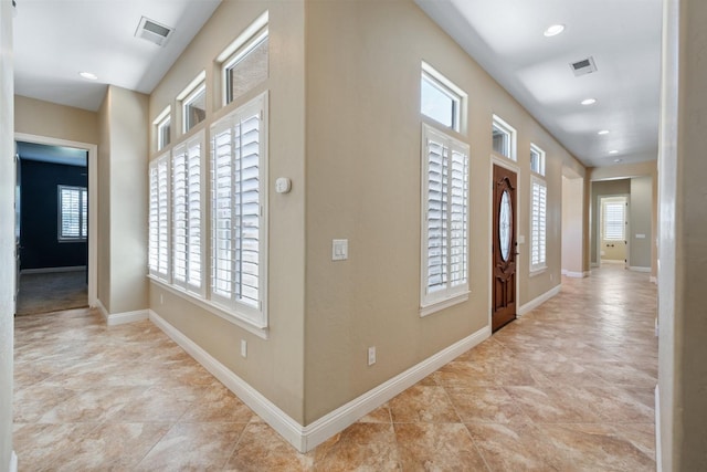 5857 W Modoc, Visalia, CA 93291 - foyer featuring baseboards and recessed lighting