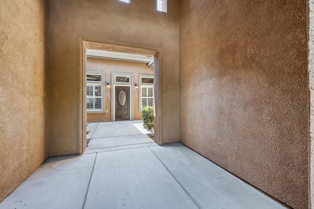 5857 W Modoc, Visalia, CA 93291 - entrance to property with stucco siding