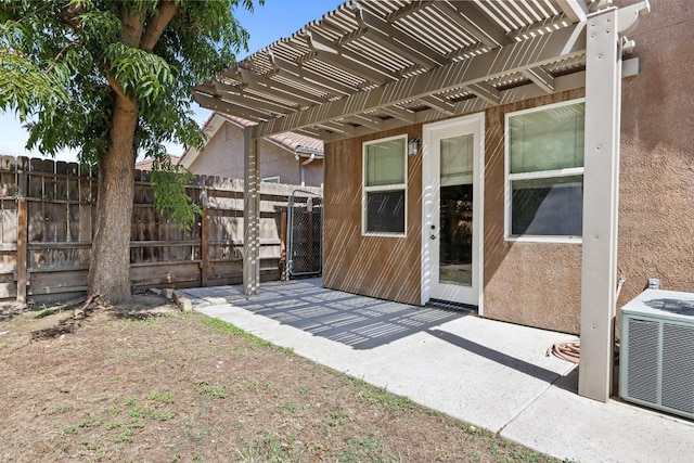 5857 W Modoc, Visalia, CA 93291 - view of patio featuring a pergola