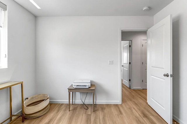 4086 Dennis Ave, Clovis, CA 93619 - spare room with a smoke detector and light wood-style flooring