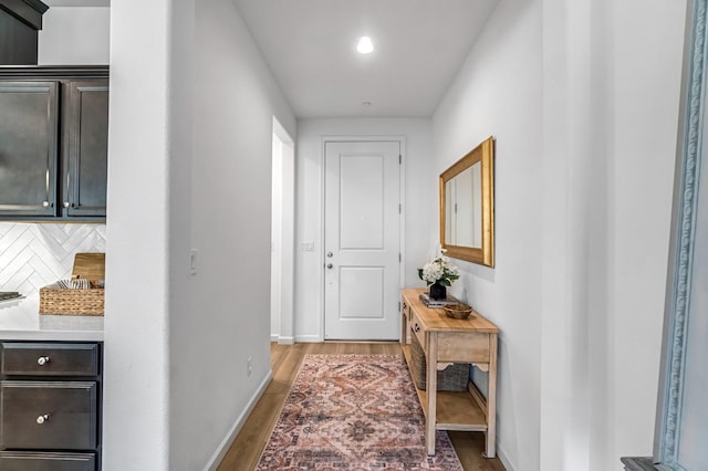 4086 Dennis Ave, Clovis, CA 93619 - hallway with wood finished floors and baseboards