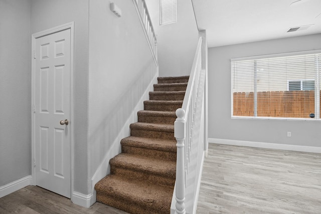 2720 San Jose Ave, Clovis, CA 93611 - stairway with wood finished floors and baseboards