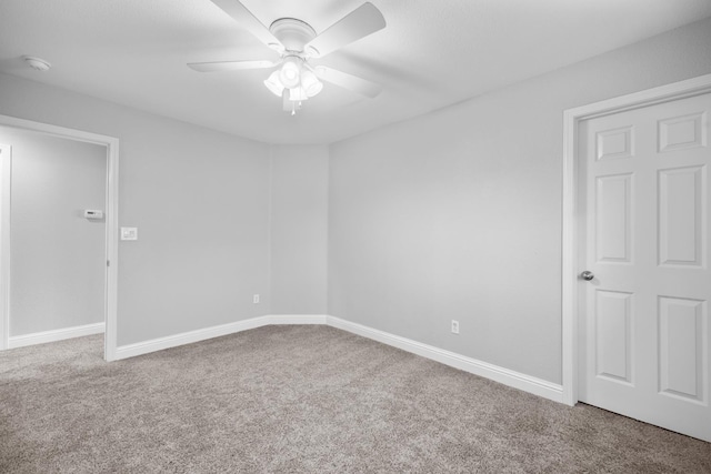 2720 San Jose Ave, Clovis, CA 93611 - spare room featuring carpet flooring and ceiling fan