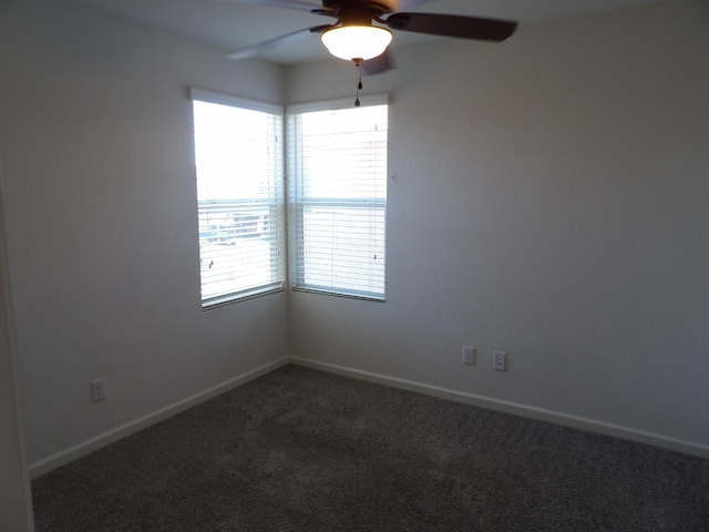 3725 Graystoke Way, Clovis, CA 93619 - unfurnished room with healthy amount of natural light, ceiling fan, and carpet flooring