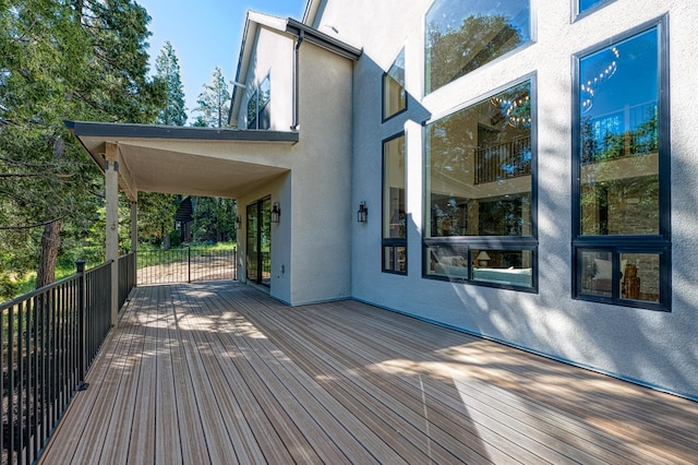 42732 Granite Cir, Shaver Lake, CA 93664 - view of deck