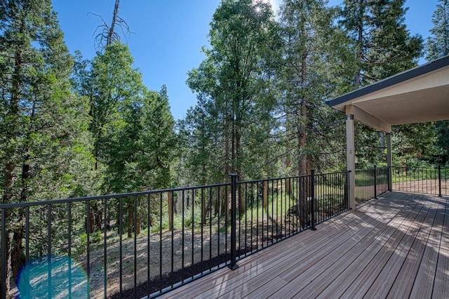 42732 Granite Cir, Shaver Lake, CA 93664 - view of wooden terrace