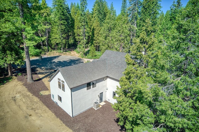 42732 Granite Cir, Shaver Lake, CA 93664 - aerial view of property and surrounding area featuring a forest