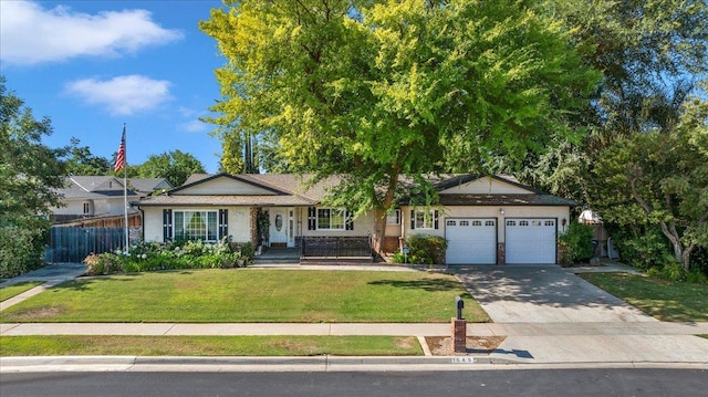 1649 W Menlo, Fresno, CA 93711 - single story home with an attached garage and concrete driveway