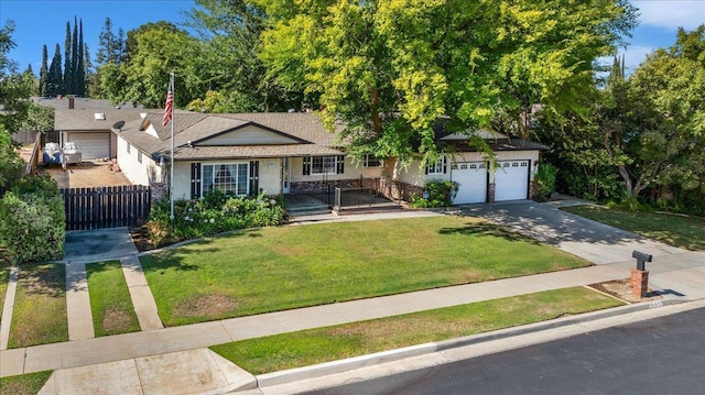 1649 W Menlo, Fresno, CA 93711 - view of front facade with stucco siding, a garage, and driveway
