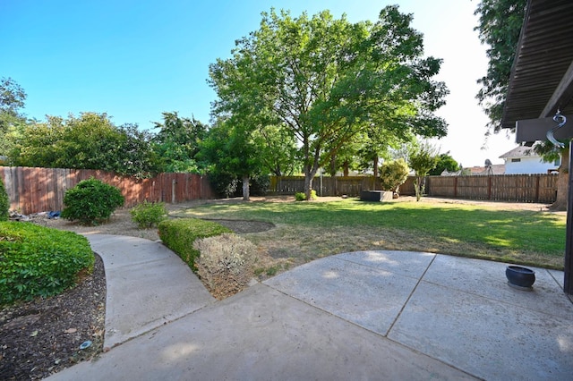 110 N Terry Ave, Clovis, CA 93612 - fenced backyard featuring a patio