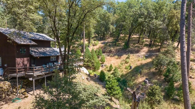 48675 Todd Eymann Rd, Miramonte, CA 93641 - view of yard with a wooden deck