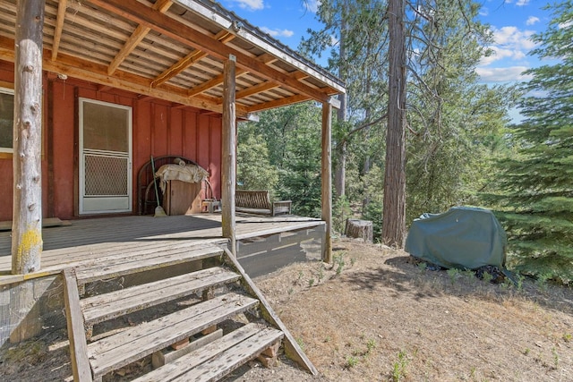 48675 Todd Eymann Rd, Miramonte, CA 93641 - view of wooden deck