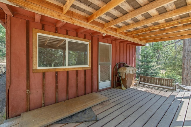 48675 Todd Eymann Rd, Miramonte, CA 93641 - view of wooden deck