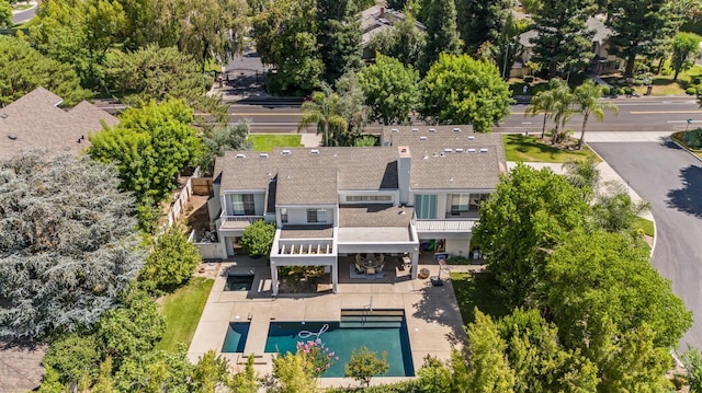 2734 W Bluff Ave, Fresno, CA 93711 - view of subject property featuring a pool area