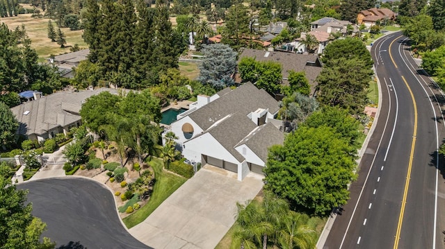 2734 W Bluff Ave, Fresno, CA 93711 - aerial overview of property's location with nearby suburban area