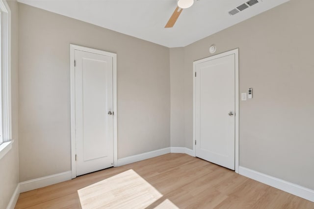 4545 E Grant Ave, Fresno, CA 93702 - unfurnished room with light wood-style floors and a ceiling fan