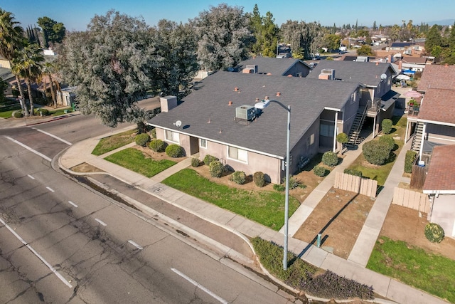 591 W Ashlan Ave, Clovis, CA 93612 - aerial perspective of suburban area