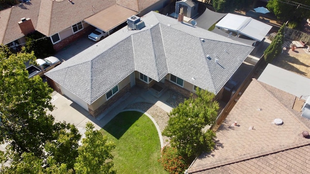 3377 E Richert Ave, Fresno, CA 93726 - view from above of property
