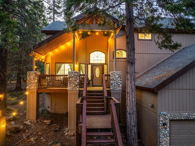 40416 Wild Rose Ln, Shaver Lake, CA 93664 - exterior space featuring stairway