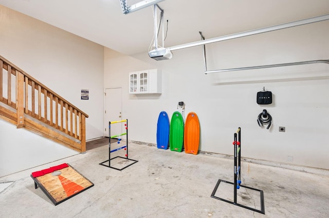 40416 Wild Rose Ln, Shaver Lake, CA 93664 - garage with a garage door opener