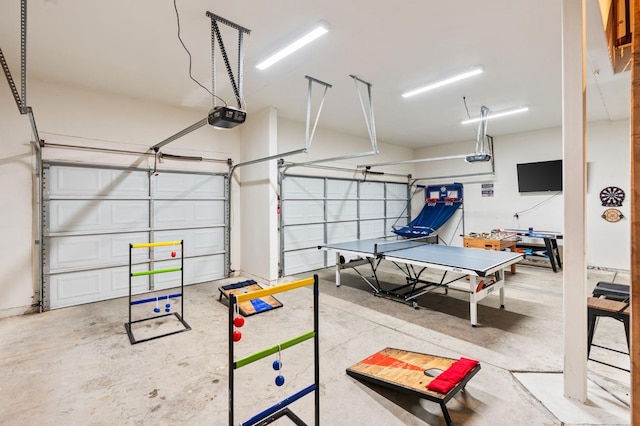 40416 Wild Rose Ln, Shaver Lake, CA 93664 - garage with a garage door opener