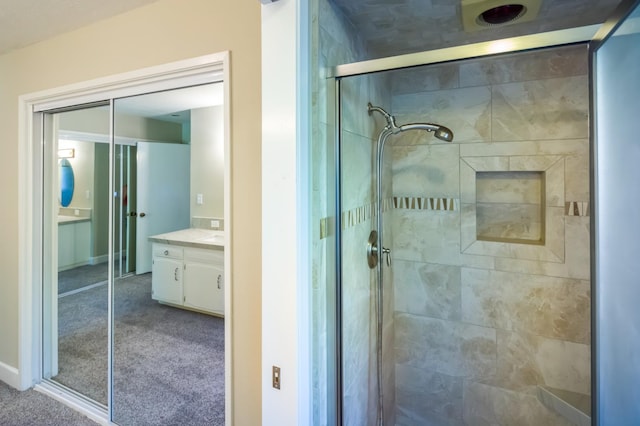 2805 W Spruce Ave, Fresno, CA 93711 - full bath with a shower stall and vanity