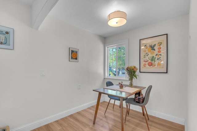 1383 N Safford Ave, Fresno, CA 93728 - office featuring baseboards and light wood-type flooring