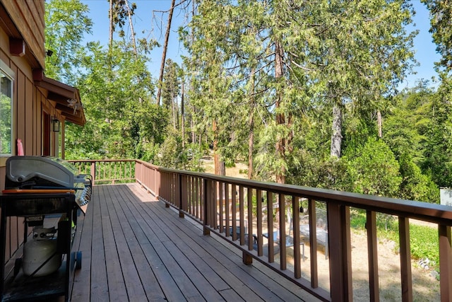 44800 Mountain Meadow Rd, Oakhurst, CA 93644 - wooden deck with grilling area