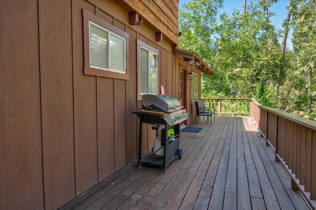 44800 Mountain Meadow Rd, Oakhurst, CA 93644 - wooden deck featuring a grill